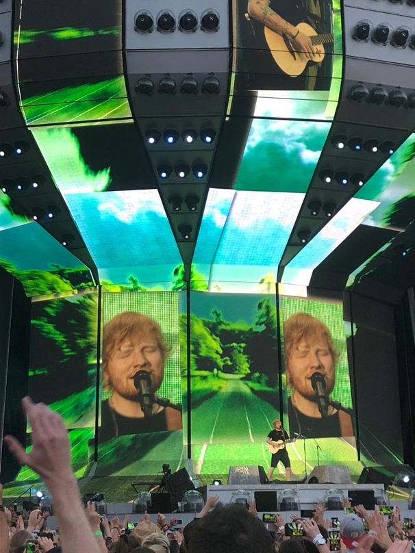 Immer für einen Rekord gut: Ed Sheeran, hier im Olympiastadion München