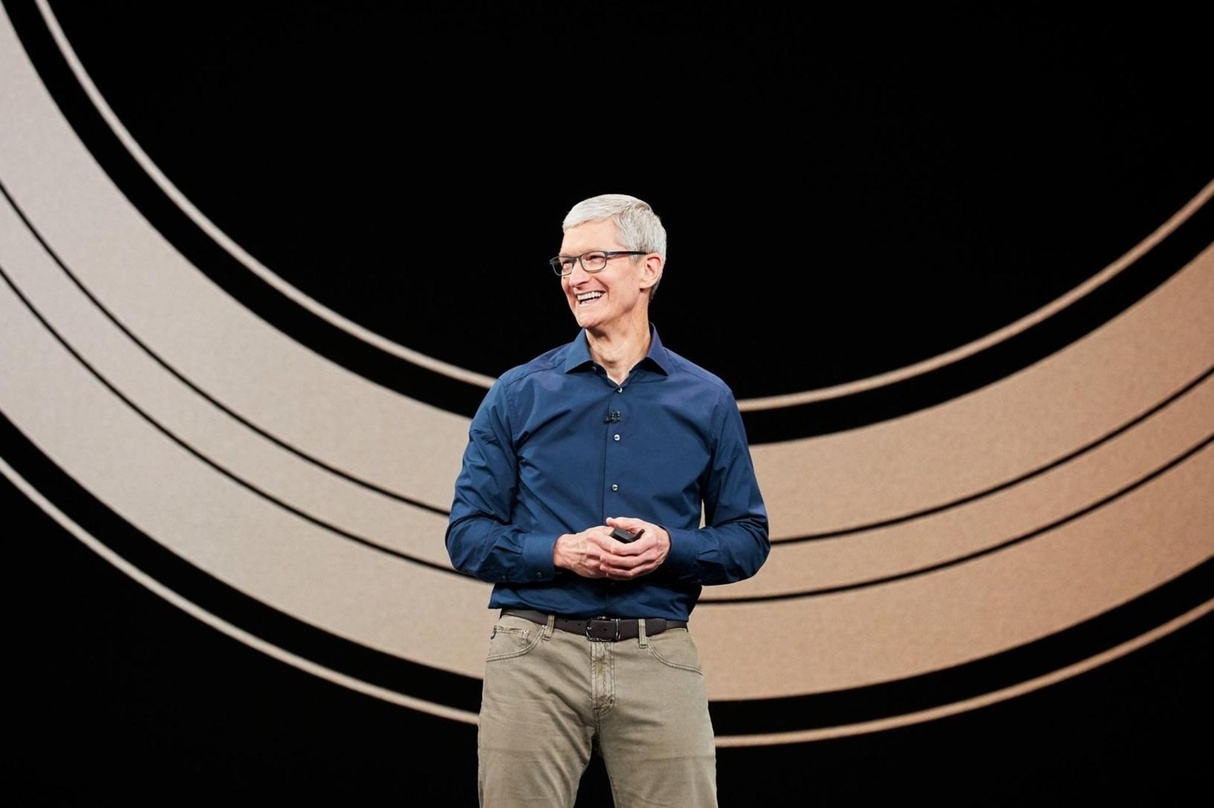 Verkündet Rekordergebnisse: Apple-Chef Tim Cook