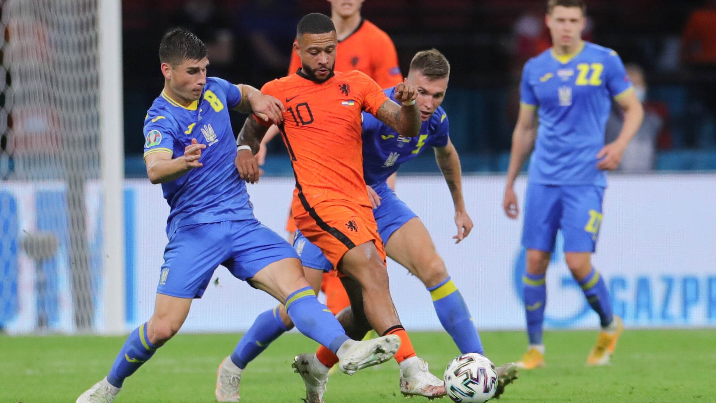Fußball-EM-Spiel Niederlande - Ukraine - 