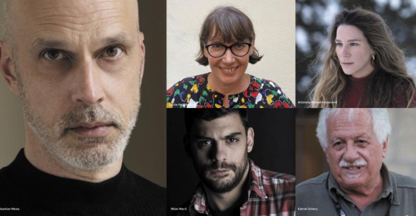 Die Jury des Sarajevo Film Festival unter Vorsitz von Sebastian Meise (großes Bild) 