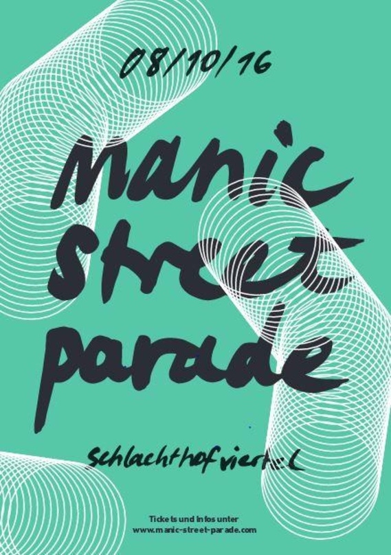 Optischer Aufhänger: das Festivalposter zur Manic Street Parade