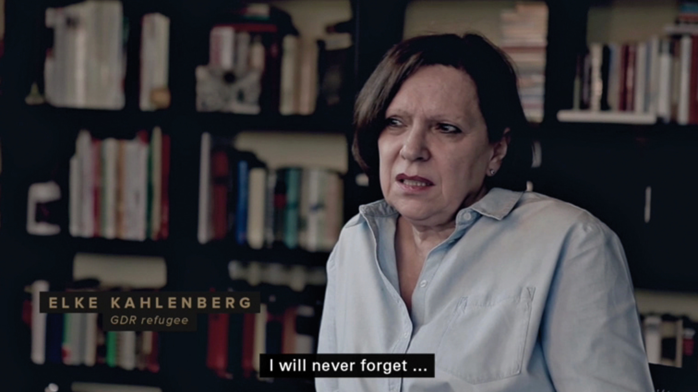 Elke Kahlenberg erinnerte sich im Casefilm an ihre Flucht aus der ehemaligen DDR –