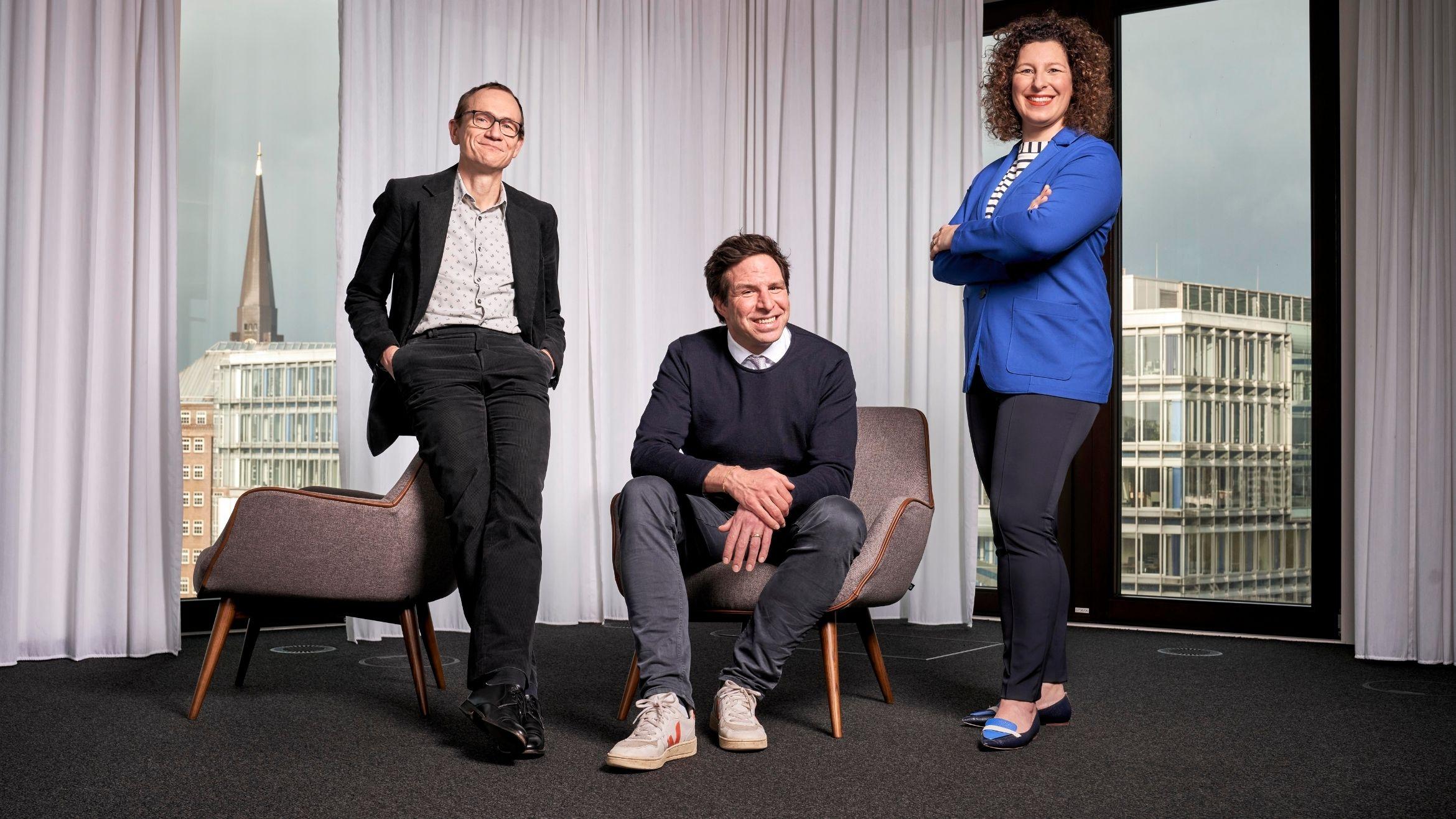 Die neue Chefredaktion des "Manager Magazins": Michael Freitag, Sven Oliver Clausen, Simone Salden –