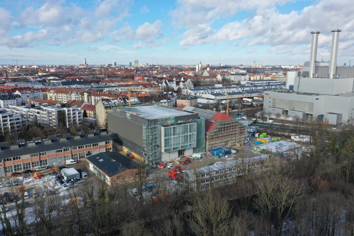 Derzeit noch Baustelle: das "HP8"-Areal in München-Sendling
