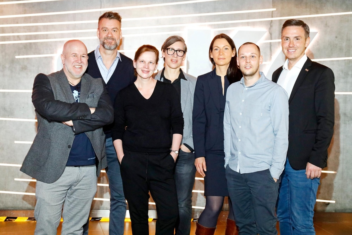 Das Filmwoche-Team 2020: Kurt Schalk, Tammo Buhren, Natalie Blum, Silke Bamberger, Ulrike Silberbach, Matthias Platzgummer und Francesco Bertolini
