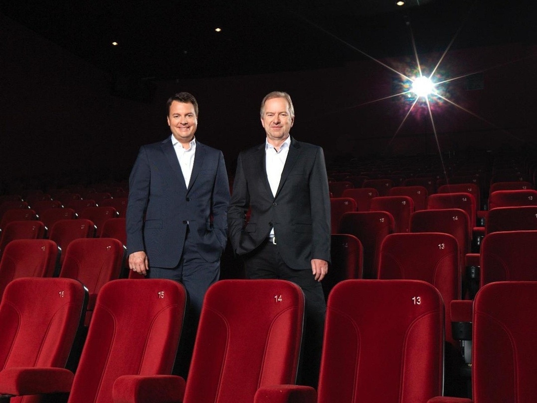 Cineplexx-CEO Christian Langhammer (r.) und CFO Christof Papousek