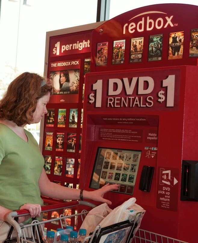 Vor allem Redbox hat in den USA großen Anteil am Wachstum des physischen Verleihmarkts