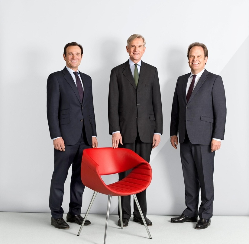 Bilanzieren ein Rekordjahr (von links): die GEMA-Vorstände Lorenzo Colombini, Harald Heker und Georg Oeller