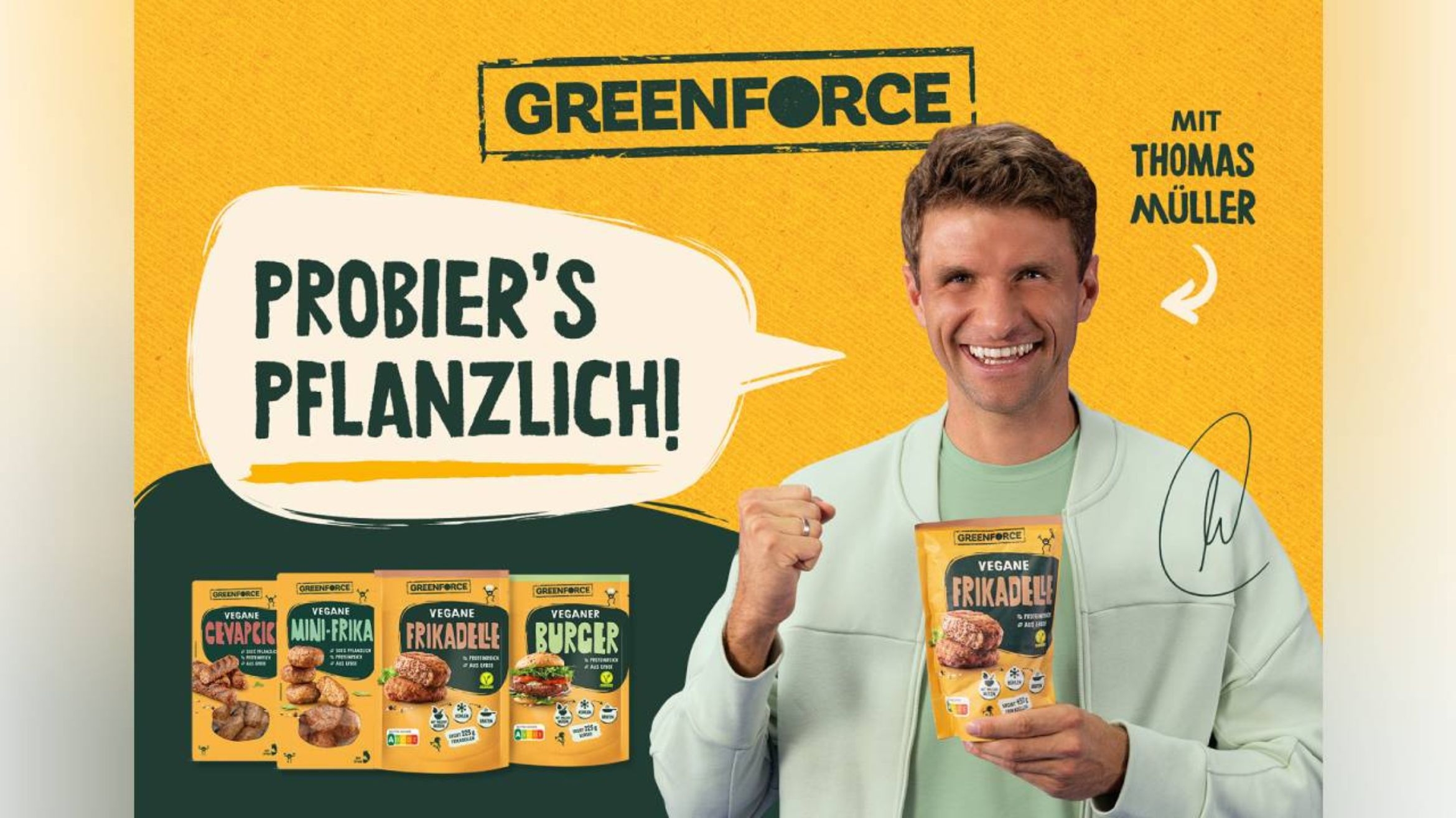 Fußballer Thomas Müller gehört zu den Investoren bei Greenforce – 
