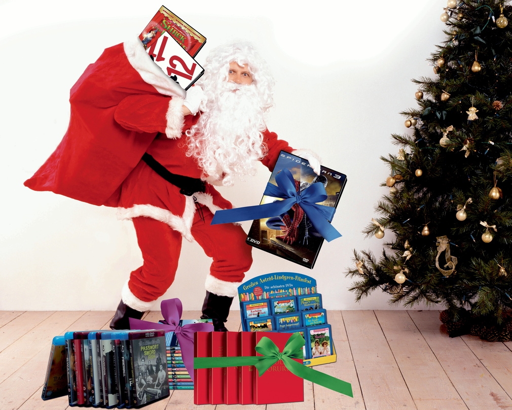 Der Weihnachtsmann bringt immer seltener DVDs und Blu-rays