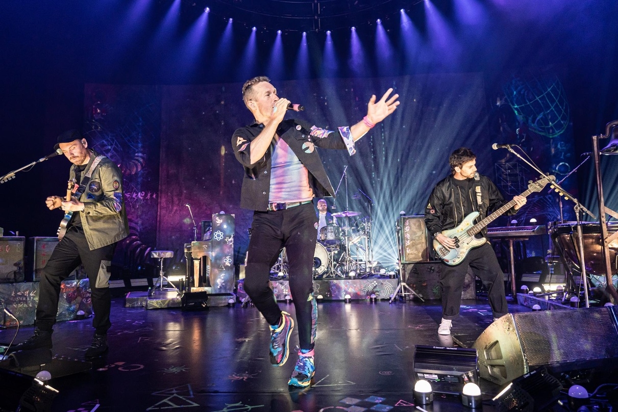 Spielten ein exklusives Konzert von Seven.One Starwatch und Warner Music: Coldplay