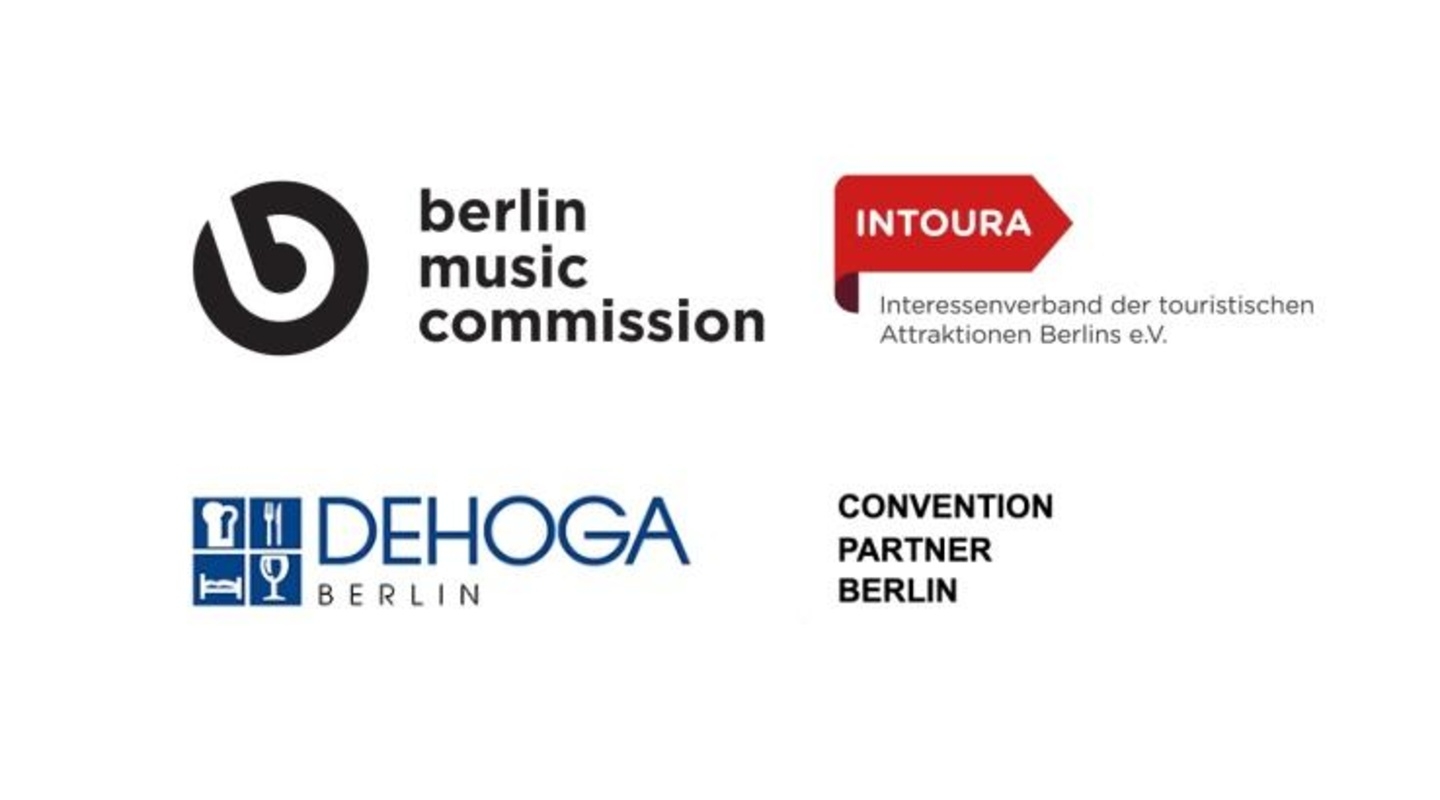 Kritisieren die geplante 2G+-Regelung in Berlin: DEHOGA, Intoura, Convention Partner Berlin und Berlin Music Commission