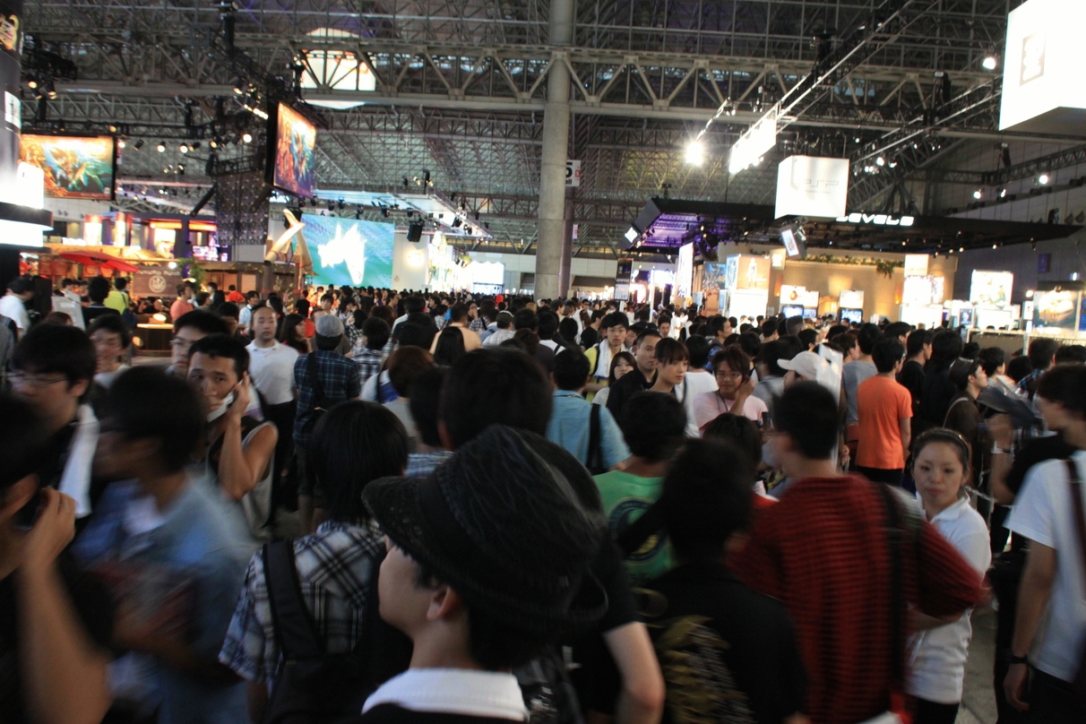 Szene von der Tokyo Game Show