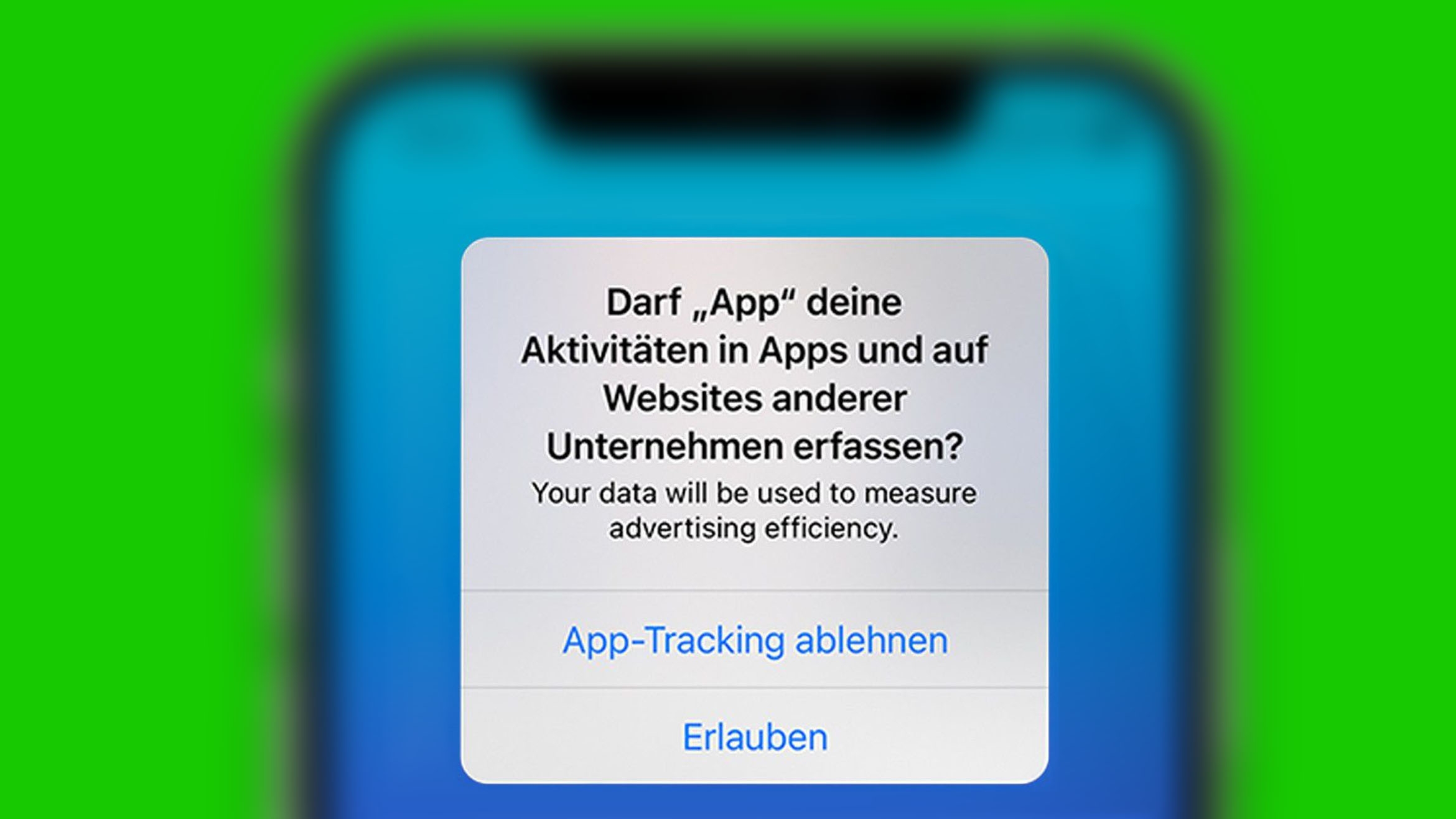 Seit einem Jahr müssen iOS-Nutzer aktiv zustimmen, damit eine App Daten übertragen darf –