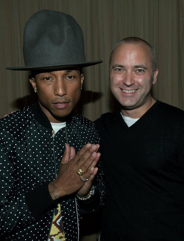 Trafen sich jüngst mit "G I R L" in London: Pharrell Williams (links) und Stefan Goebel