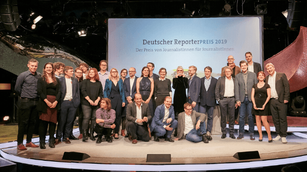 Die Sieger beim Reporterpreis 2019