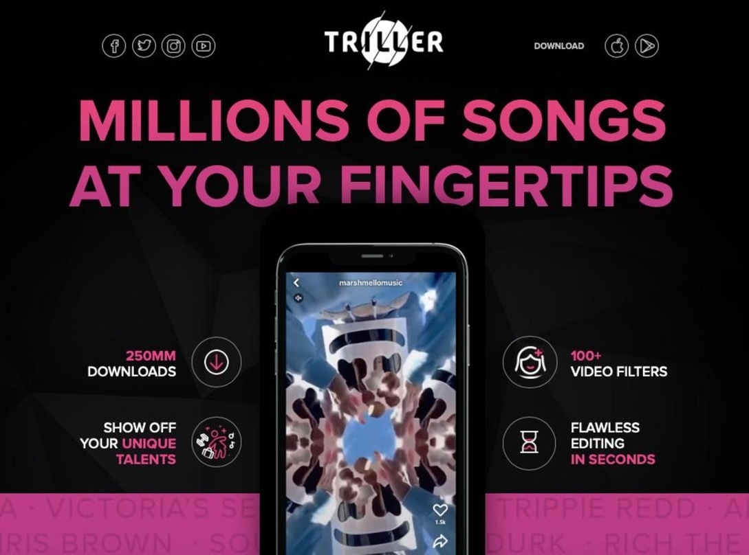 Millions Of Songs At Your Fingertips: Musik spielt im Triller-Kosmos auch weiterhin eine bedeutende Rolle