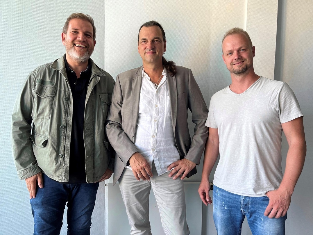 Arbeiten nun gemeinsam (von links): Jan Mewes, Stefan Anowski und Christian Bandow