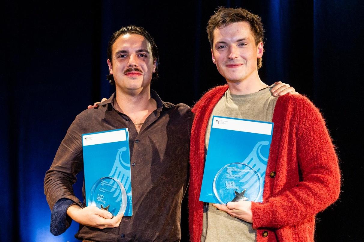 Tobias Kerber und Samuel Bereuther gewannen den Nachwuchs-Drehbuchpreis