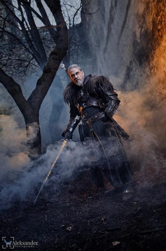 Don Esteban als Geralt von Rivia von The Witcher 3.