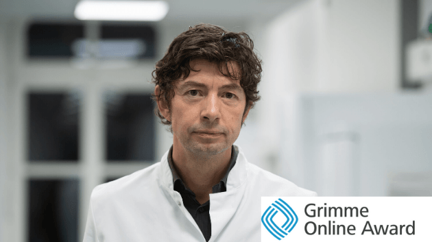 Christian Drosten, Direktor des Instituts für Virologie an der Charité in Berlin, steht im Institut, in dem Untersuchungen zum Coronavirus vorgenommen werden.