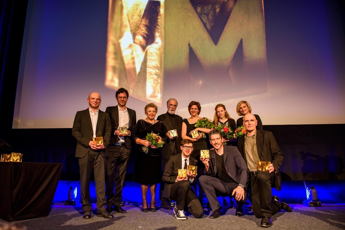 Preisträger und -paten beim Regiepreis Metropolis