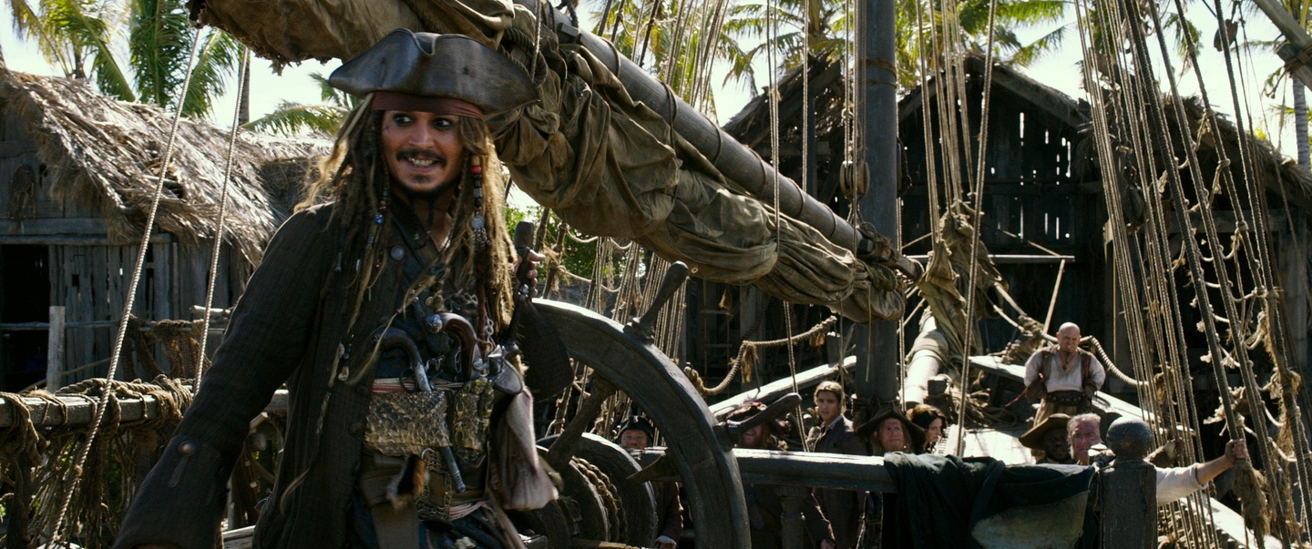 Johnny Depp entert als Jack Sparrow die französischen Kinocharts
