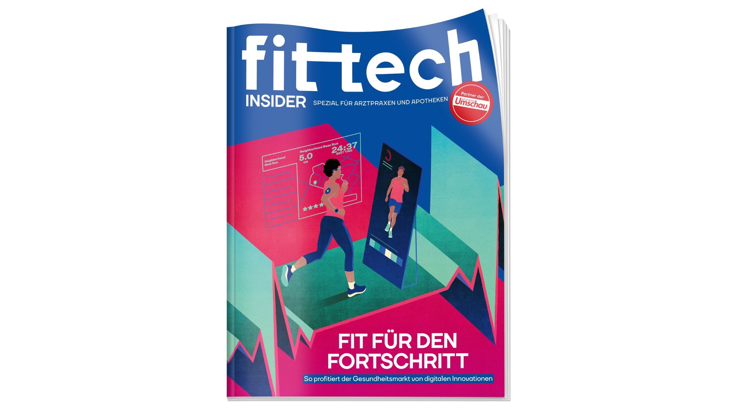 Cover der ersten Ausgabe des "FitTech Insider" –