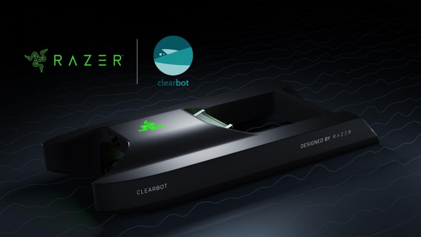 Der von Razer mitentwickelte ClearBot soll die Weltmeere von Müll befreien.