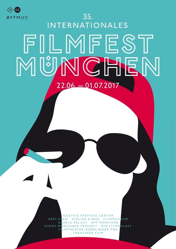 Eines der vier Plakatmotive für das 35. Filmfest München