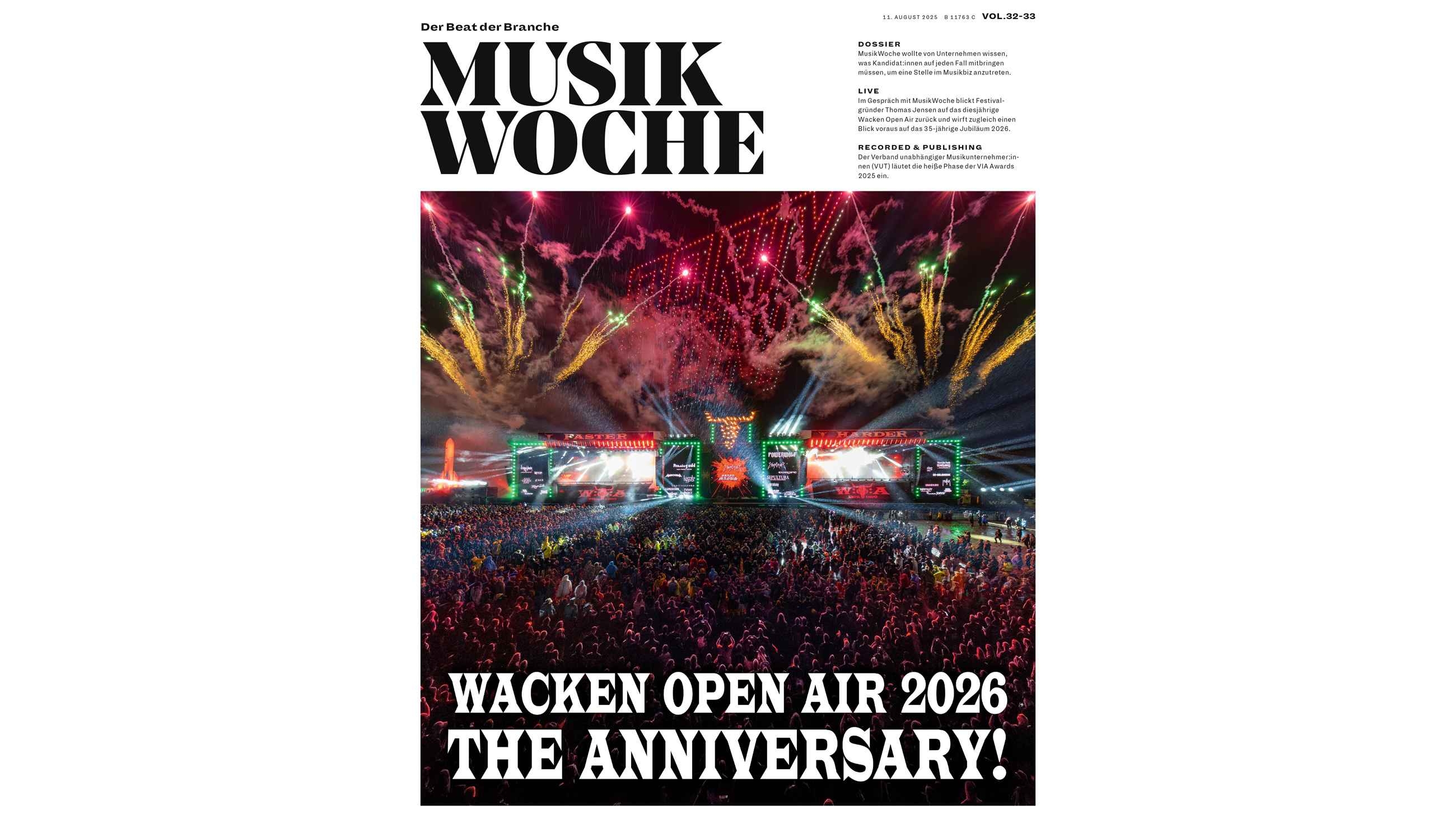 MusikWoche Vol. 32/33 2025