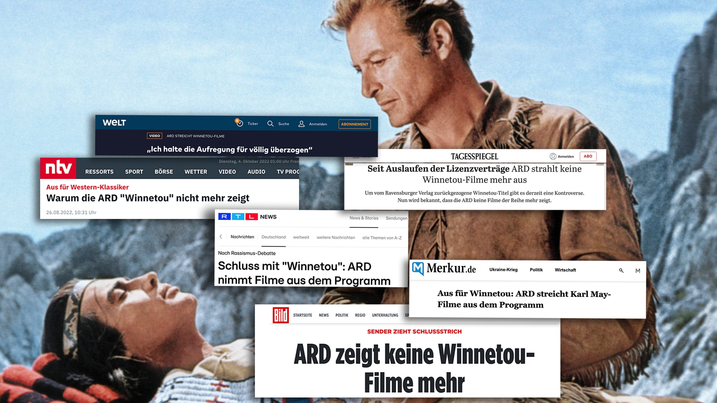 Zur letzten Ruhe kam Winnetou nicht – "Bild" konstruierte rund um die Ravensburger-Entscheidung und die Karl-May-Verfilmungen einen Eklat gegen die ARD –