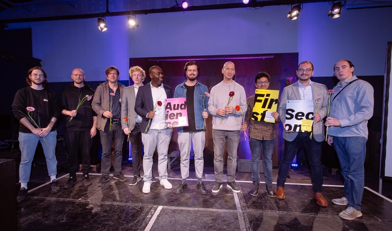 Der Jahrgang 2019: die Siegerteams des Music WorX Gründerpreises 2019 von ups Ununu, GigsGuide und Tunecity