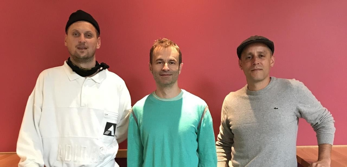 Bilden das m4music-Booking-Team (von links): Stipe Svalina, Philipp Schnyder und Matthias Schlemmermeyer