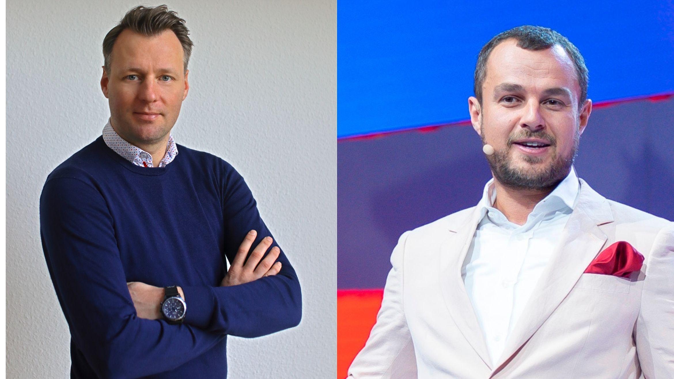 v.l.: DMexco-Manager Jan Garnefeld und Dominik Matyka – 