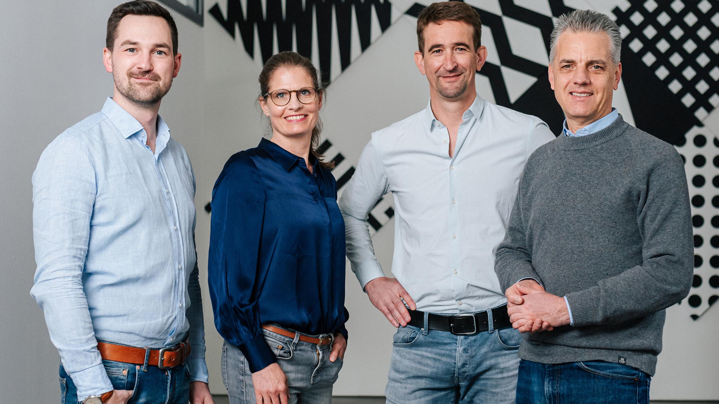 Das IBM iX-DACH-Team: Markus Dietrich, Tanja Waldeck, Kai Großmann und Holger Horn (v.l.n.r.) –