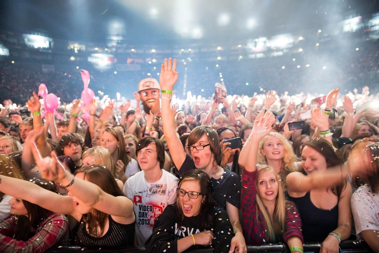 Volles Haus in der Kölner Lanxess Arena: Zu den Video Days 2013 kamen 9500 Zuschauer