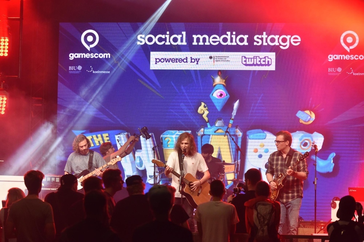 Live-Auftritt auf der social media stage 2017
