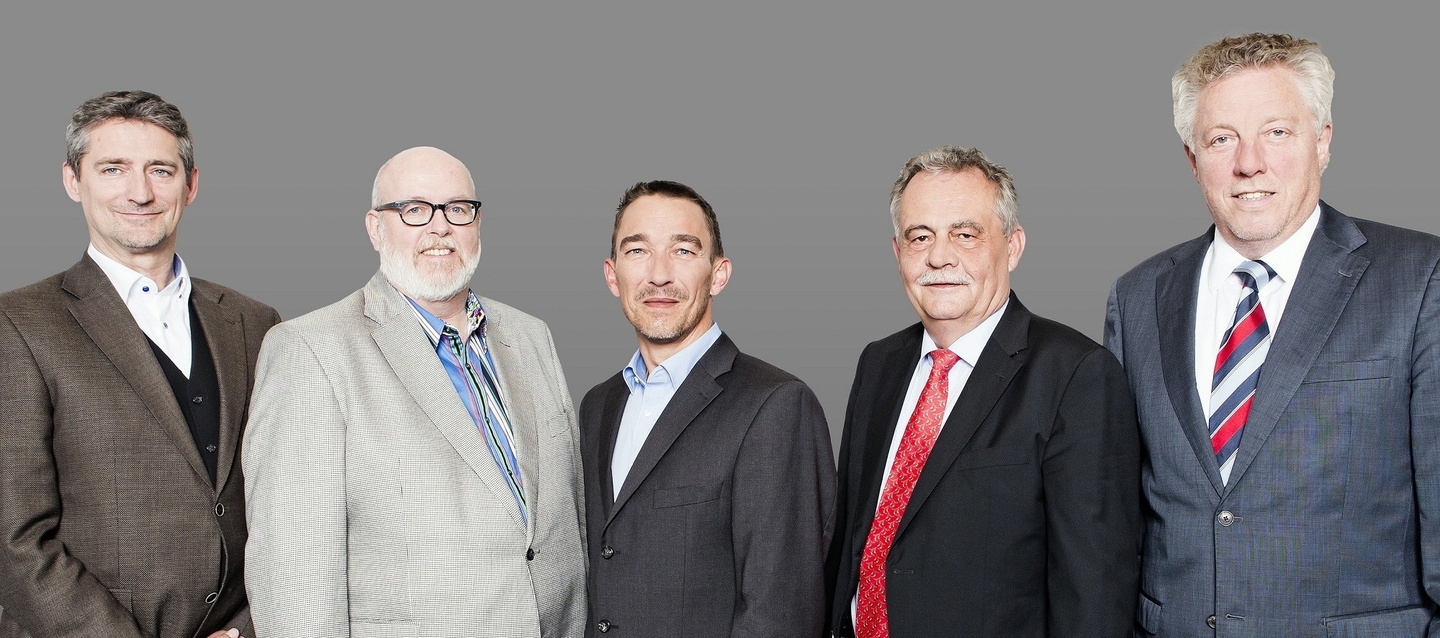 Gewählt: Der neue SOMM-Vorstand mit (von links) Michael Stöver, Thilo Kramny, Francois Rousies, Matthias Meyer und Joachim Stock