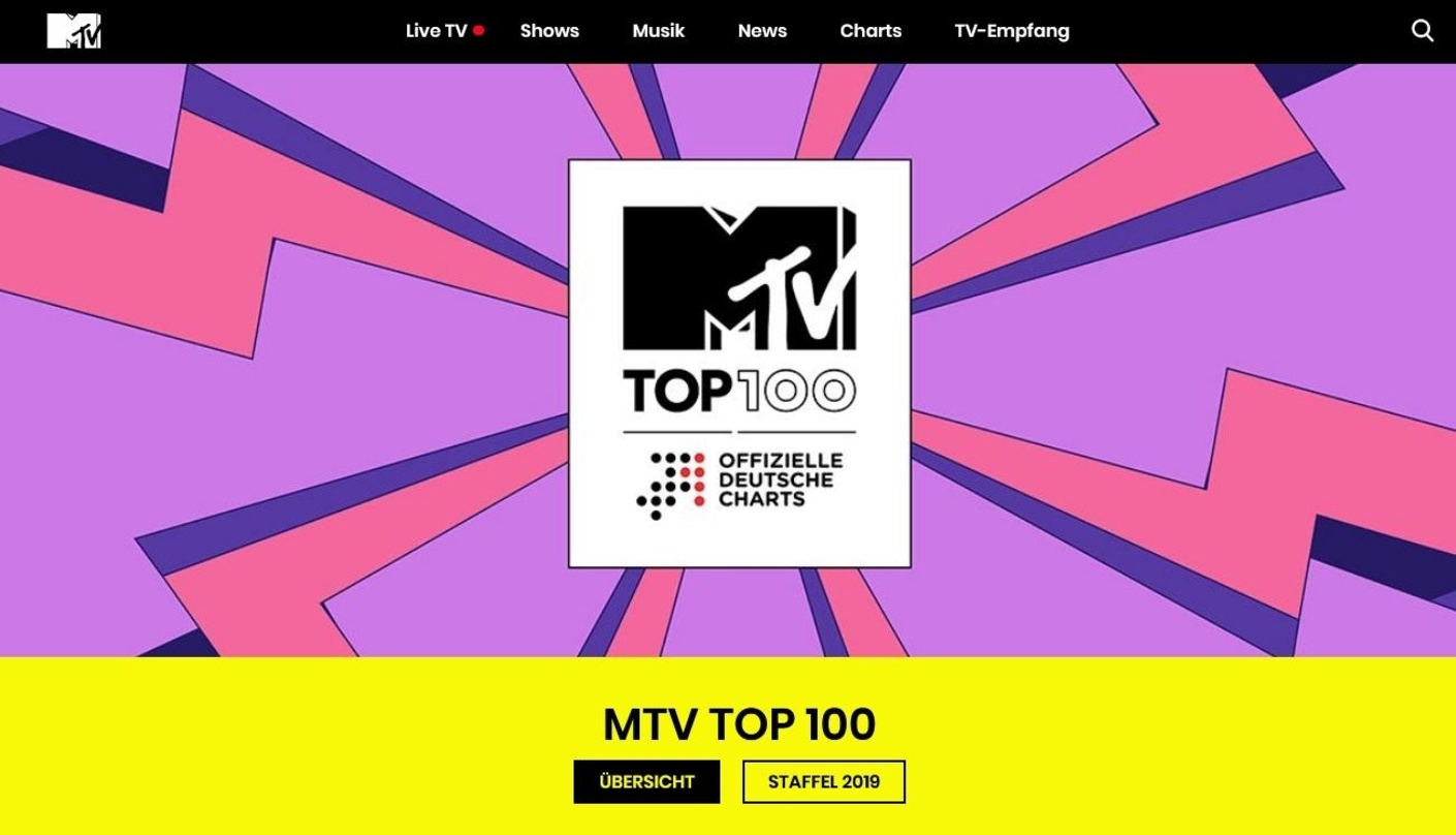 Macht Pause: MTV sendet nun anstelle der "MTV Top 100" zunächst die "MTV Most Wanted - Single Charts"