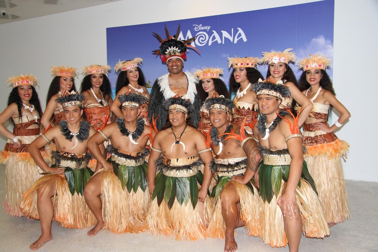 Mit einer polynesischen Live-Performance im Auditorium stimmte Walt Disney auf das kommende Animationshighlight "Vaiana" ein