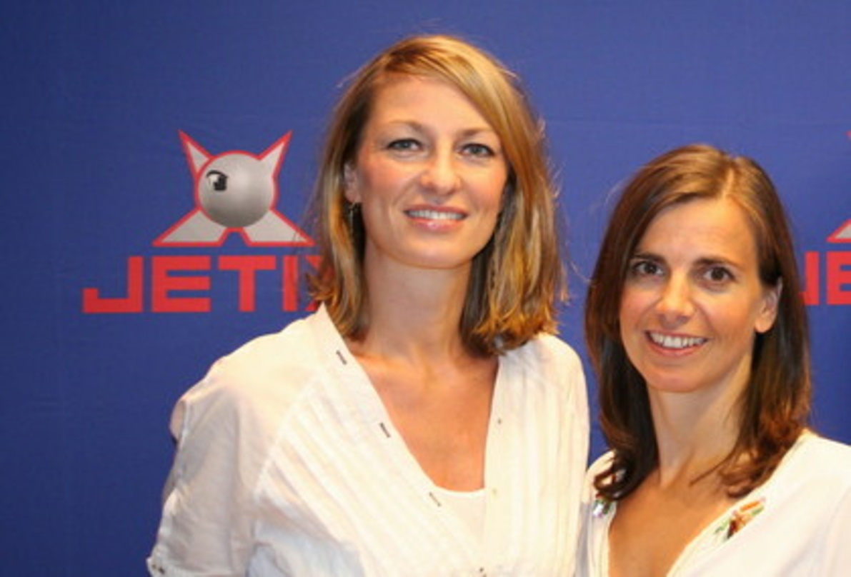 Die neuen Abteilungsleiterinnen bei Jetix: Alexandra Schmid (l.) und Conny Roll-Oppitz