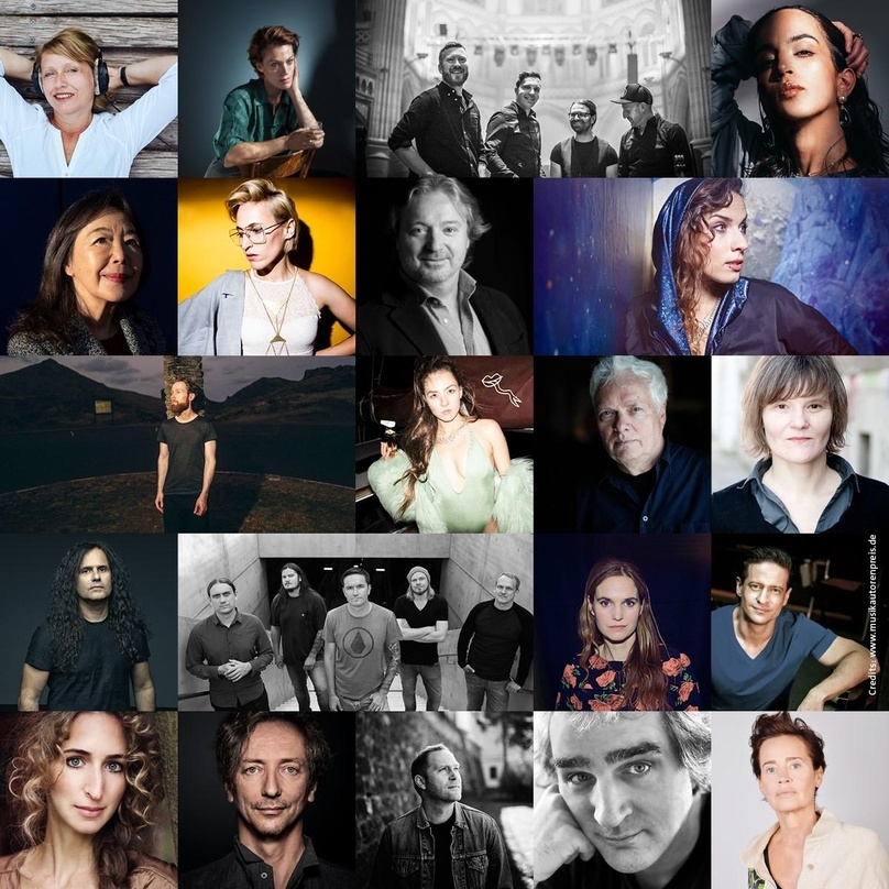 Nominiert für den Deutschen Musikautorenpreis: die von einer Jury bestimmten Autoren und Musikschaffenden