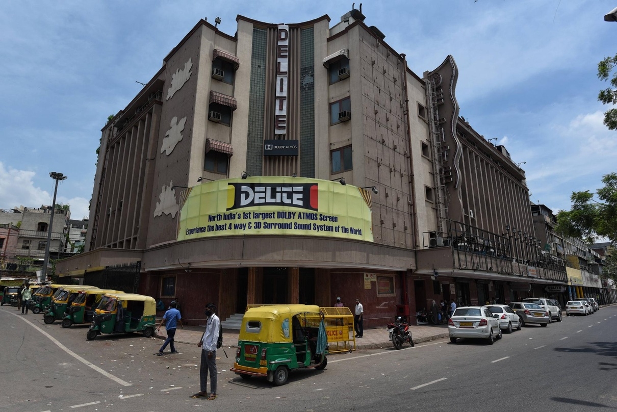 Kinos wie das Delight Cinema in Daryaganj, einem Stadtteil von Neu-Dehli, müssen wieder schließen