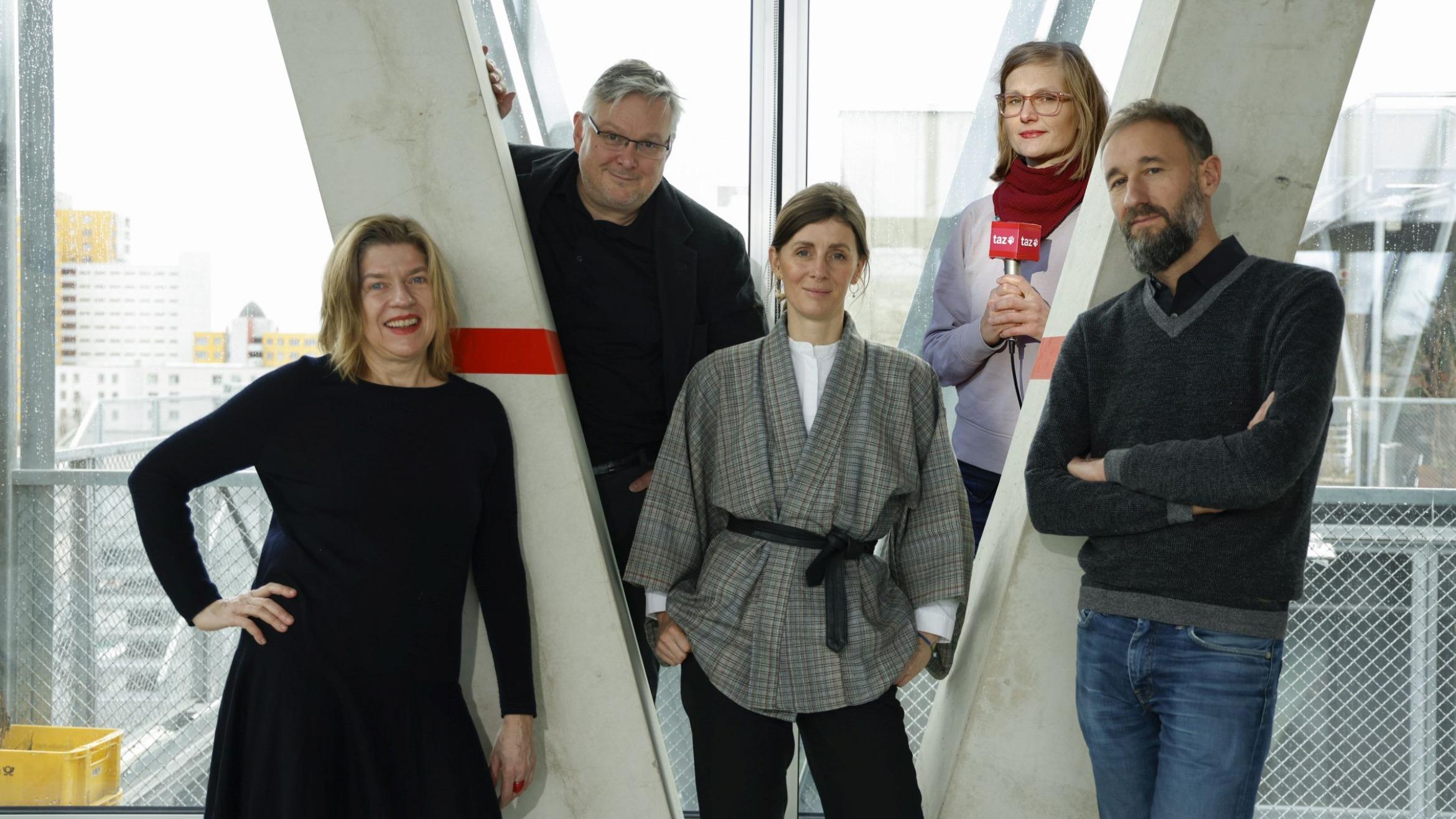 v.l.: Anja Mierel, Pascal Beucker, Aline Lüllmann, Anne Fromm, Andreas Marggraf – 
