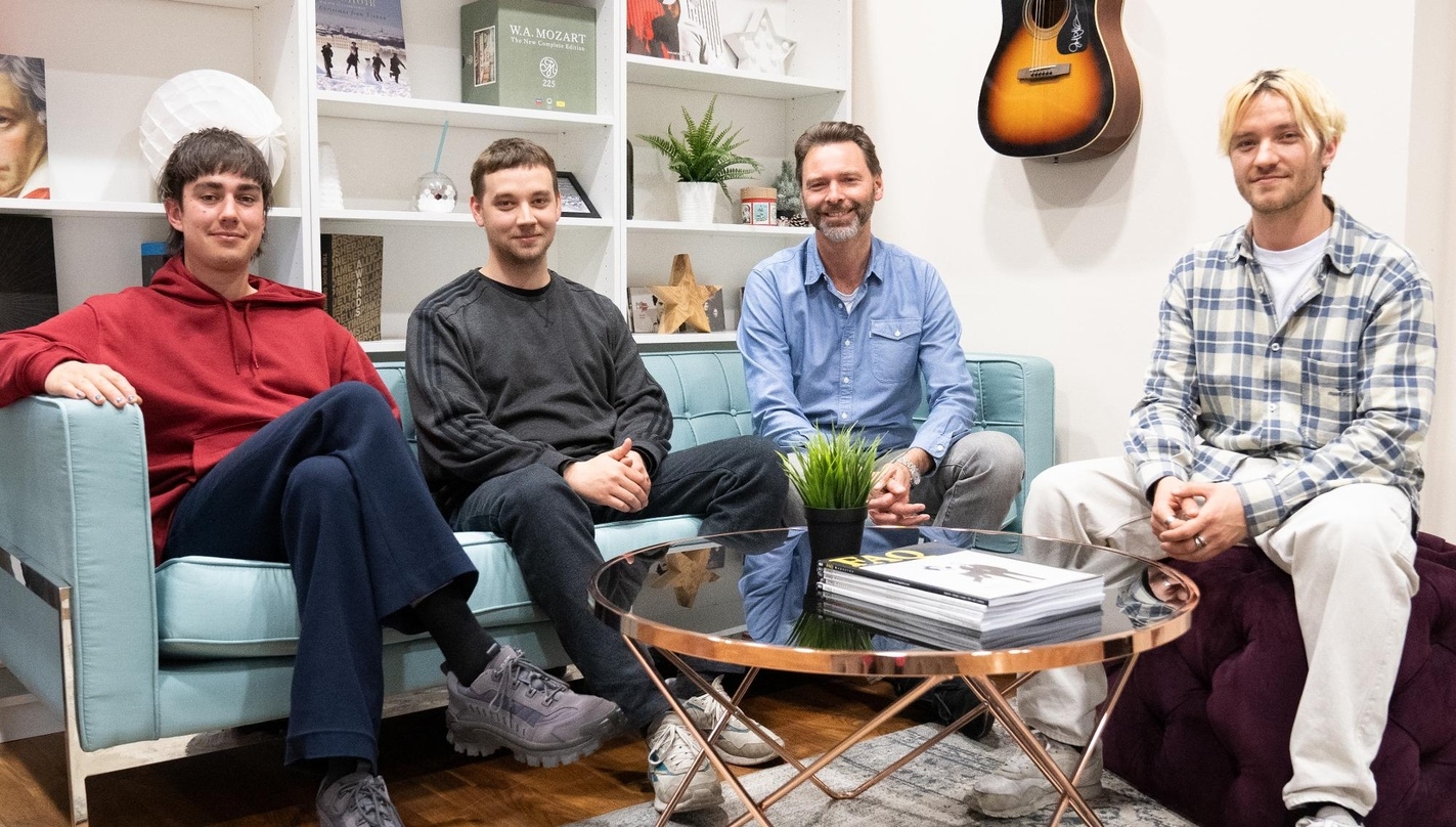 Arbeiten nun bei Universal Music Austria zusammen (von links): Roman Gessler, David Huml, Cornelius Ballin und Markus Blahus