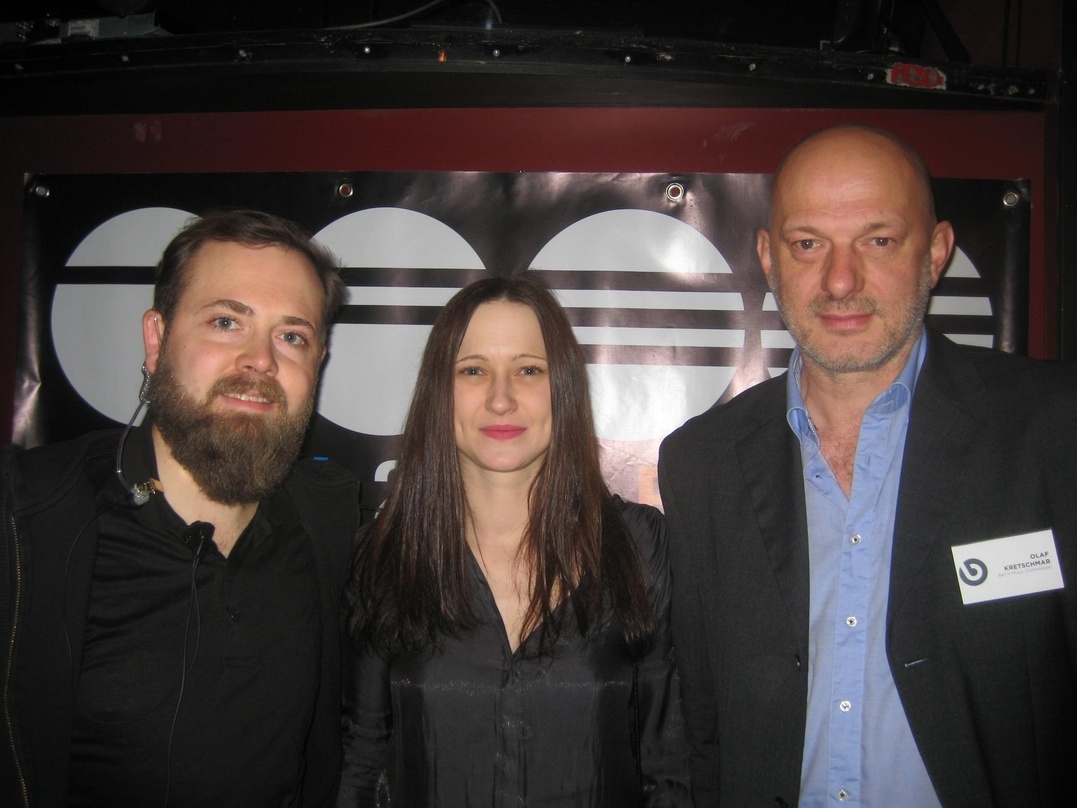 Bei der ersten Most Wanted: Music #convention (von links): Das Organisationsteam der Berlin Music Commission mit Stefan Hengst, Jana Rahmlow und Olaf Gemse Kretschmar
