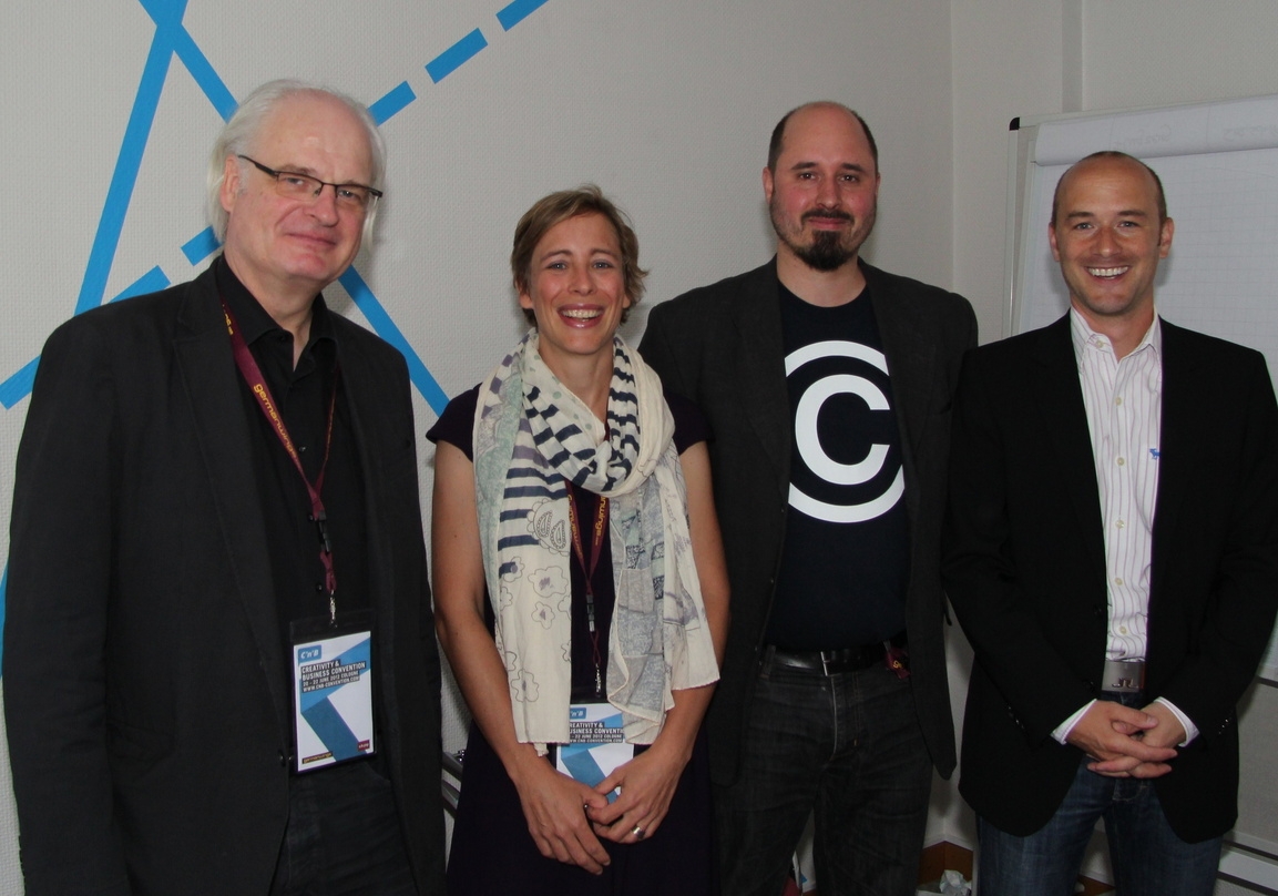 Zogen schon zu früher Stunde fast 40 Zuhörer an (von links): Wolf D. Schoepe, Kerstin Bäcker, Stephan Benn und Sven Dierkes