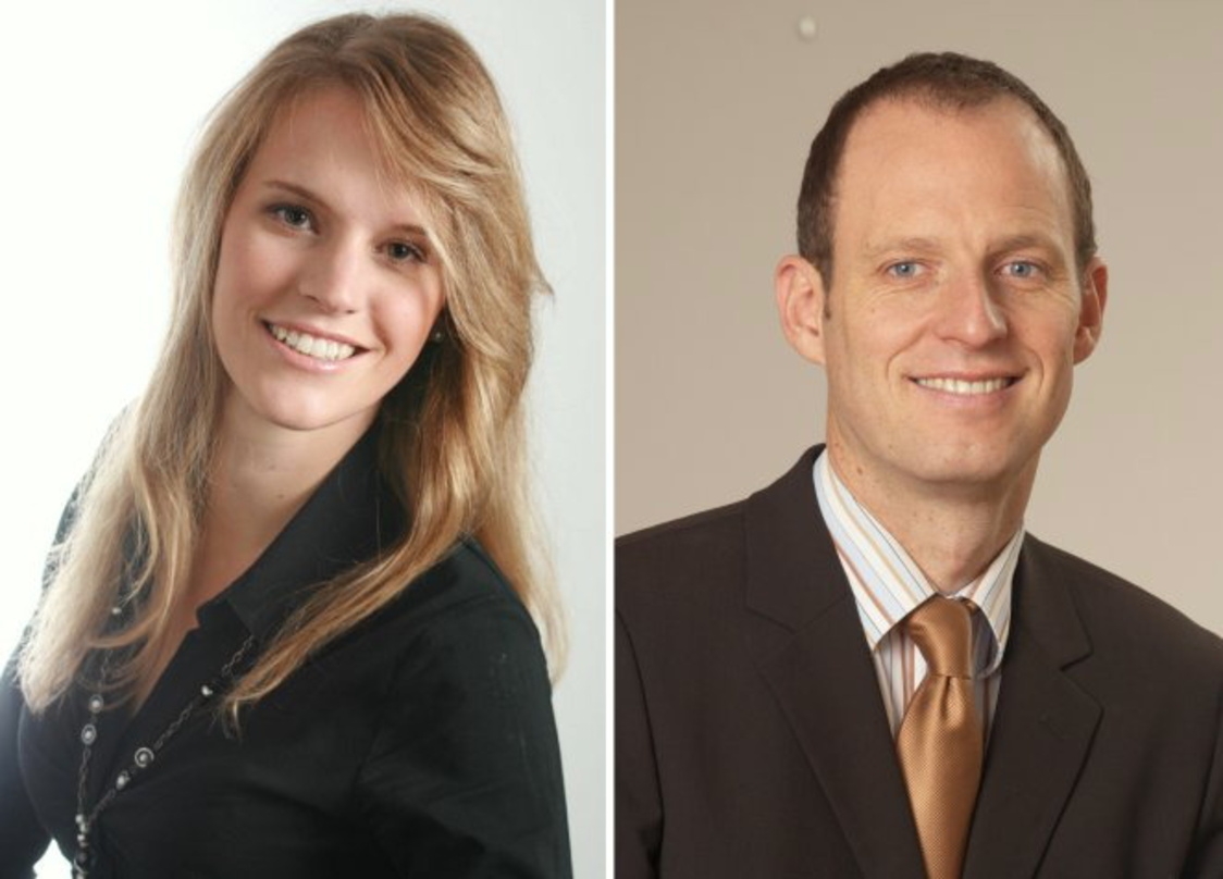 Neu bei OK Media: Vertriebs- und Marketingassistentin Jennifer Floeter und Ludger Gerdes, Sales Manager OK Logistics