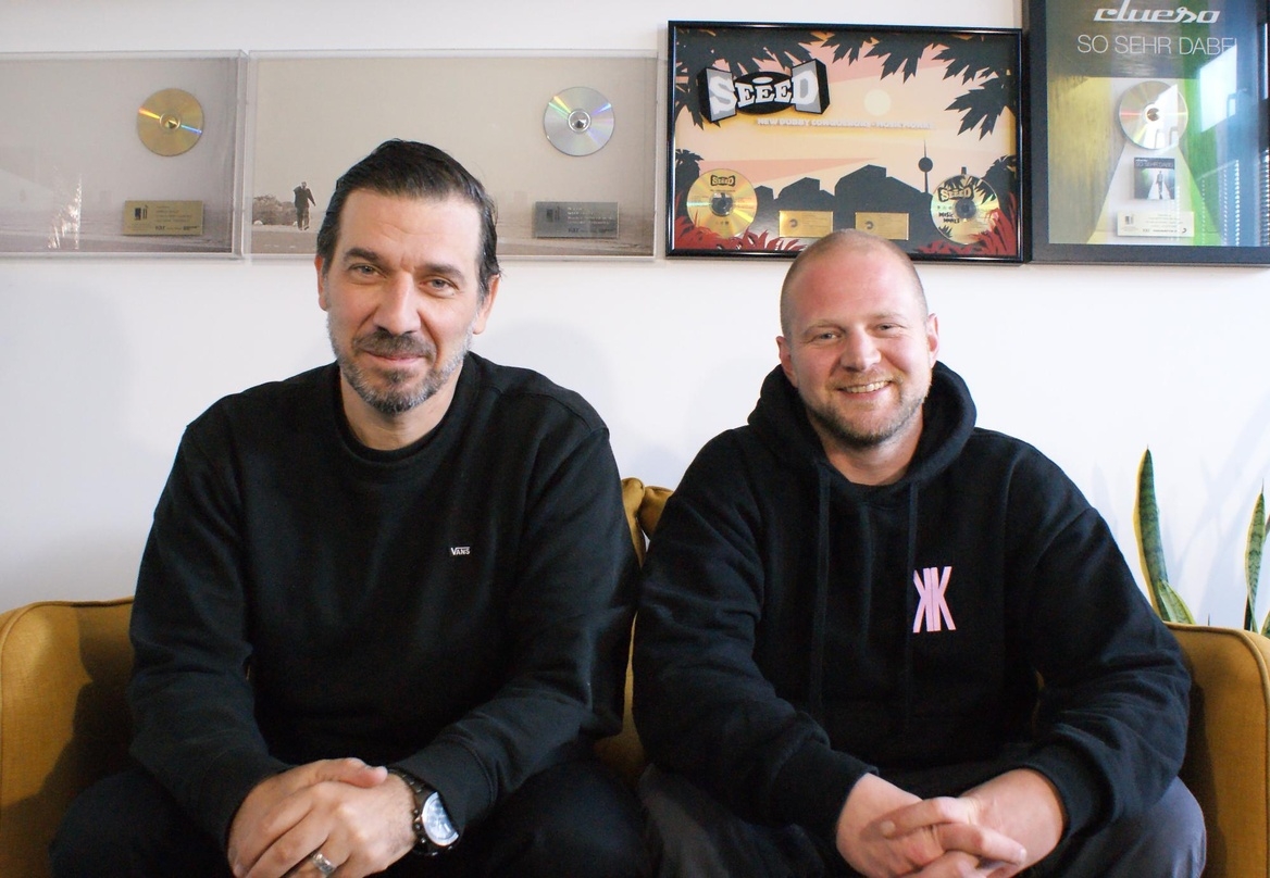 Wollen die All Artists Agency weiter nach vorn bringen: Markus Große (links) und Michael Sand